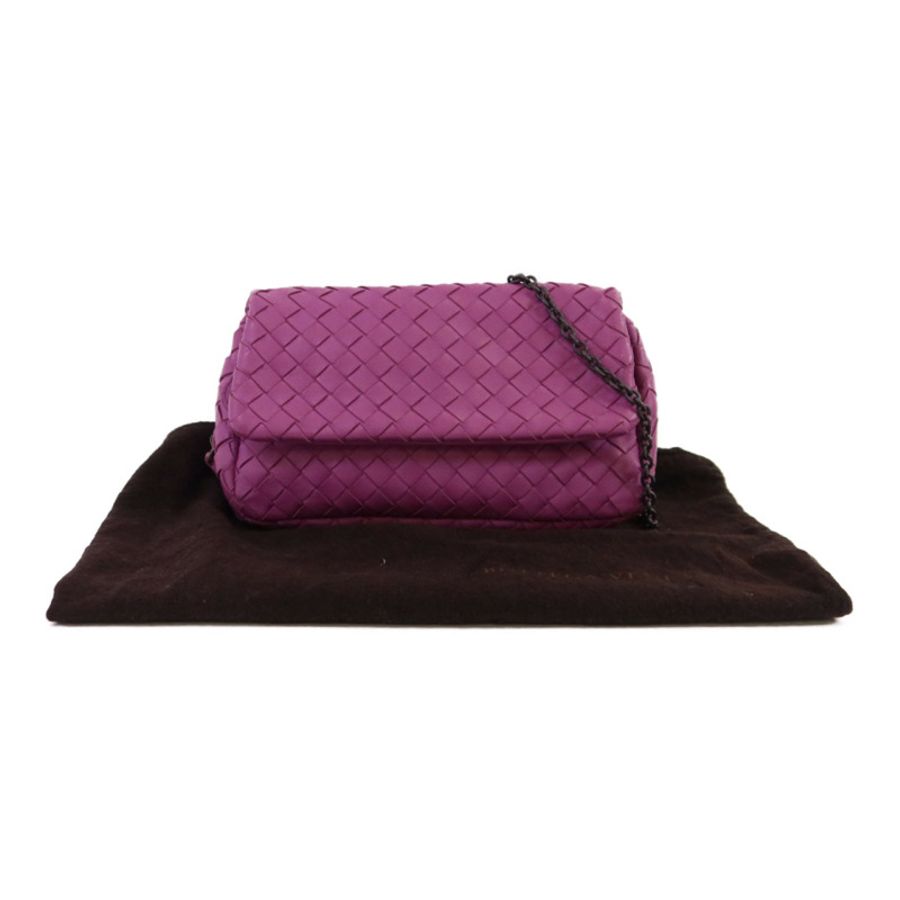 BOTTEGA VENETA 織紋皮革Chain Shoulder Bag鏈帶肩背袋-19