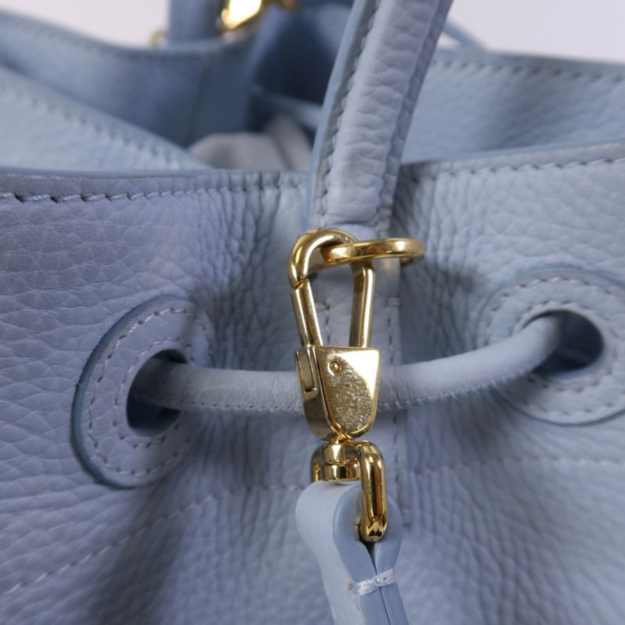 BURBERRY 牛皮皮革TB Bucket Bag金扣手挽肩背兩用袋-7