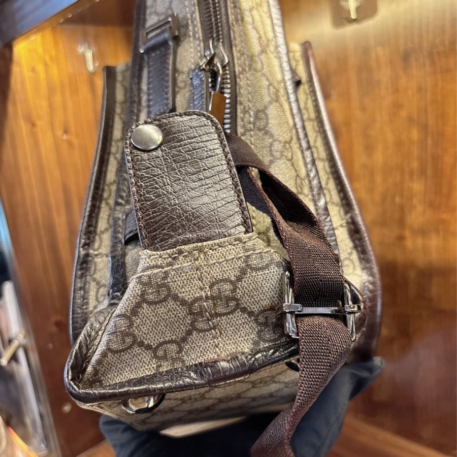 Gucci GG Supreme 手提公事包-4