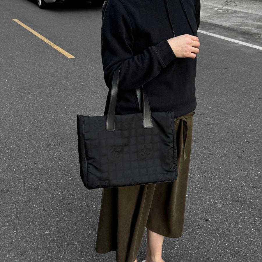 【99新閒置🆕】 Chanel 香奈兒 “So Black” 手提+肩背包(專櫃16萬多)-2