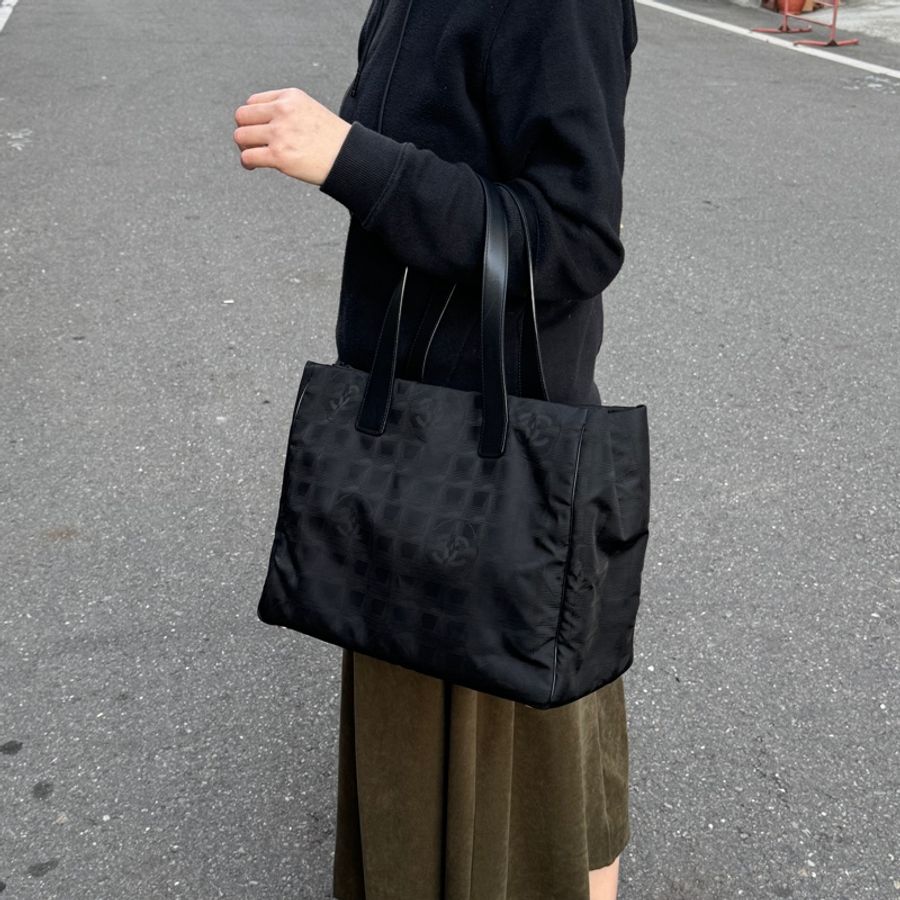 【99新閒置🆕】 Chanel 香奈兒 “So Black” 手提+肩背包(專櫃16萬多)-21