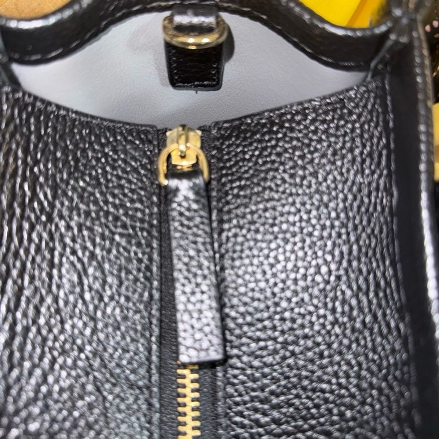 Marc Jacobs The Leather Small Tote bag 黑色小牛皮托特包-4
