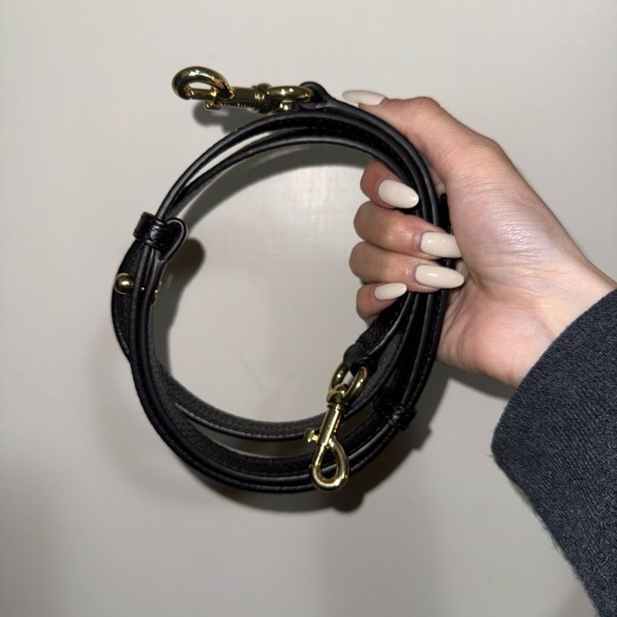 Marc Jacobs The Leather Small Tote bag 黑色小牛皮托特包-5