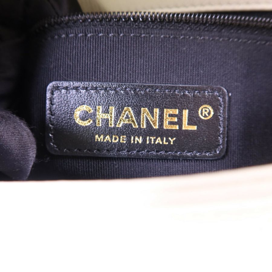 CHANEL 牛皮皮革Shoulder Bag金扣鏈帶肩背袋-6
