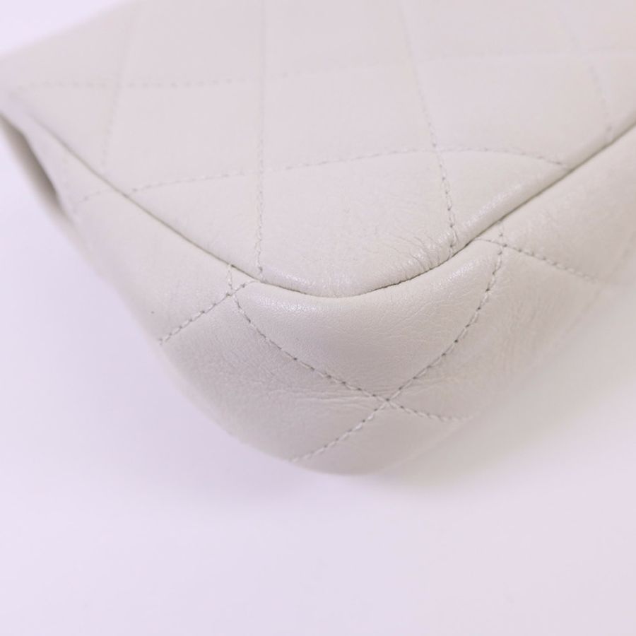 CHANEL 牛皮皮革Shoulder Bag金扣鏈帶肩背袋-15