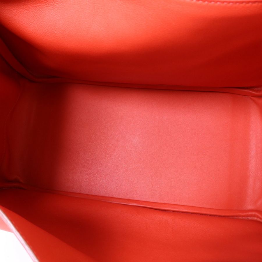 HERMES Evercolor皮革Lindy 30銀扣手挽肩背兩用袋-5