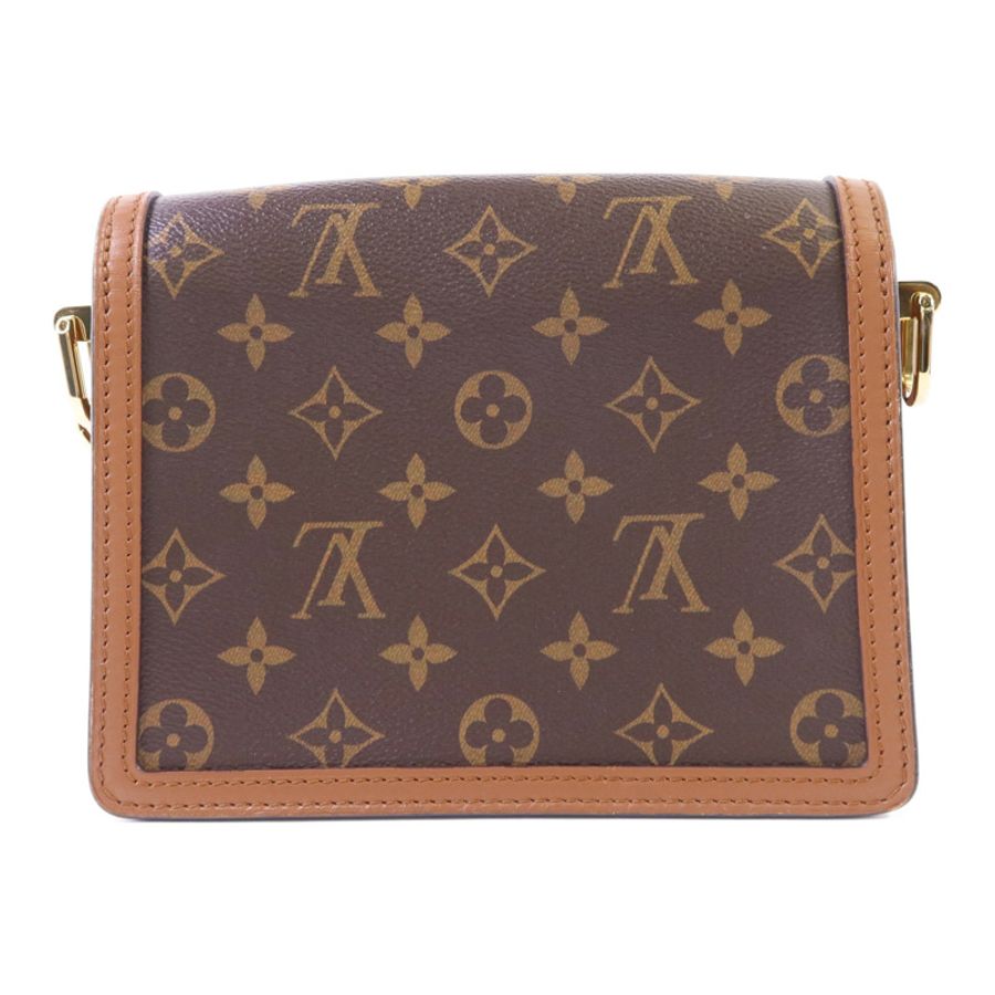 LOUIS VUITTON Monogram Reverse Mini Dauphine金扣肩背袋-1