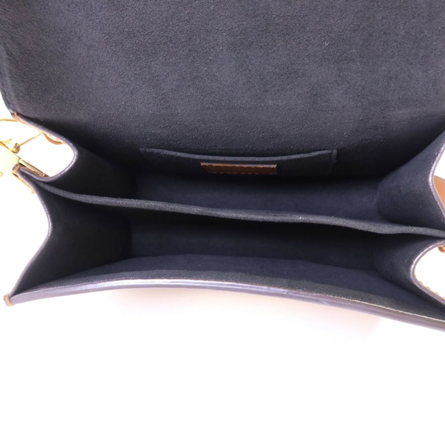 LOUIS VUITTON Monogram Reverse Mini Dauphine金扣肩背袋-5