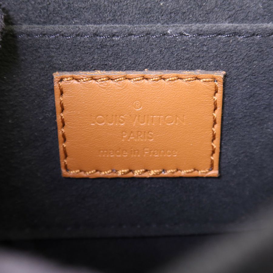 LOUIS VUITTON Monogram Reverse Mini Dauphine金扣肩背袋-6
