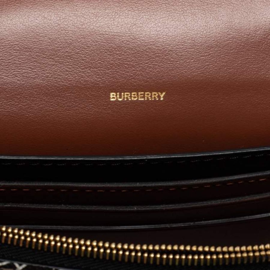Burberry BT 印花郵差包 精品斜背包 附防塵袋保卡|淘氣善良・尋寶-4