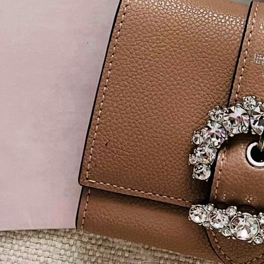 Jimmy Choo 英國精品 真皮迷你短夾 精品皮夾 附盒附卡|淘氣善良・尋寶-7