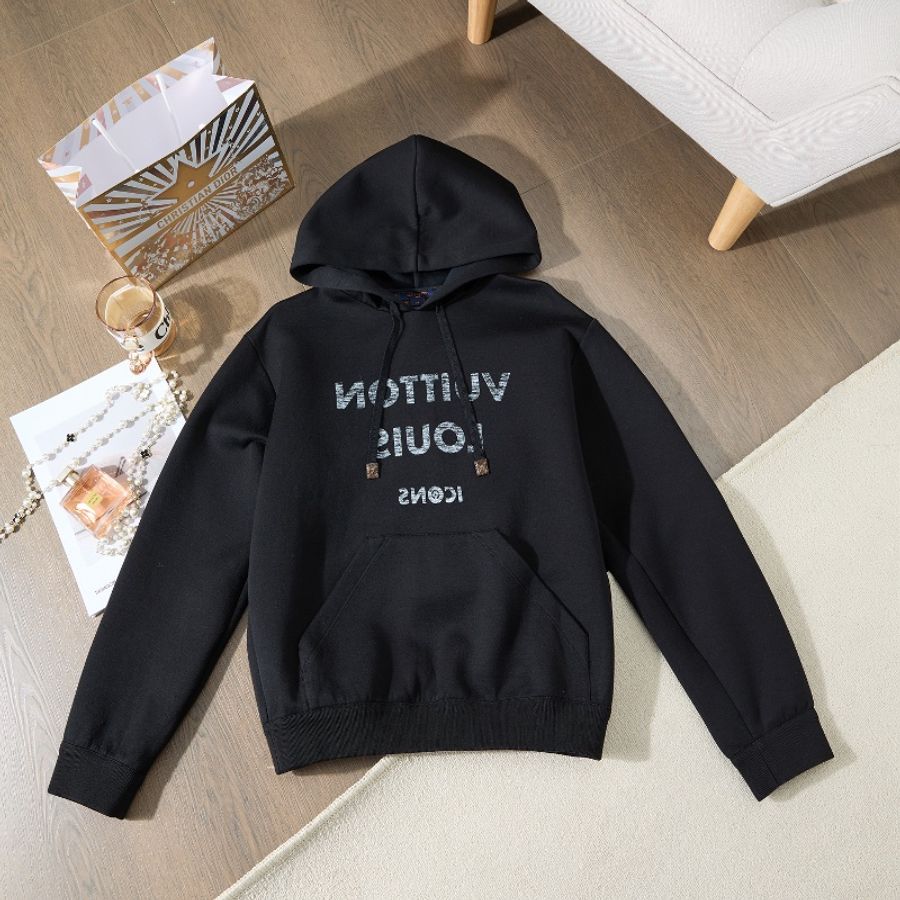 ❤️LV 鏡像LOGO 連帽衫 百搭款-3
