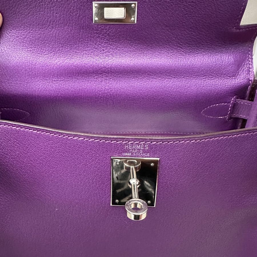 Hermes Kelly 28 正方形H刻收藏等級!這是 老工坊時期的手縫風格-24
