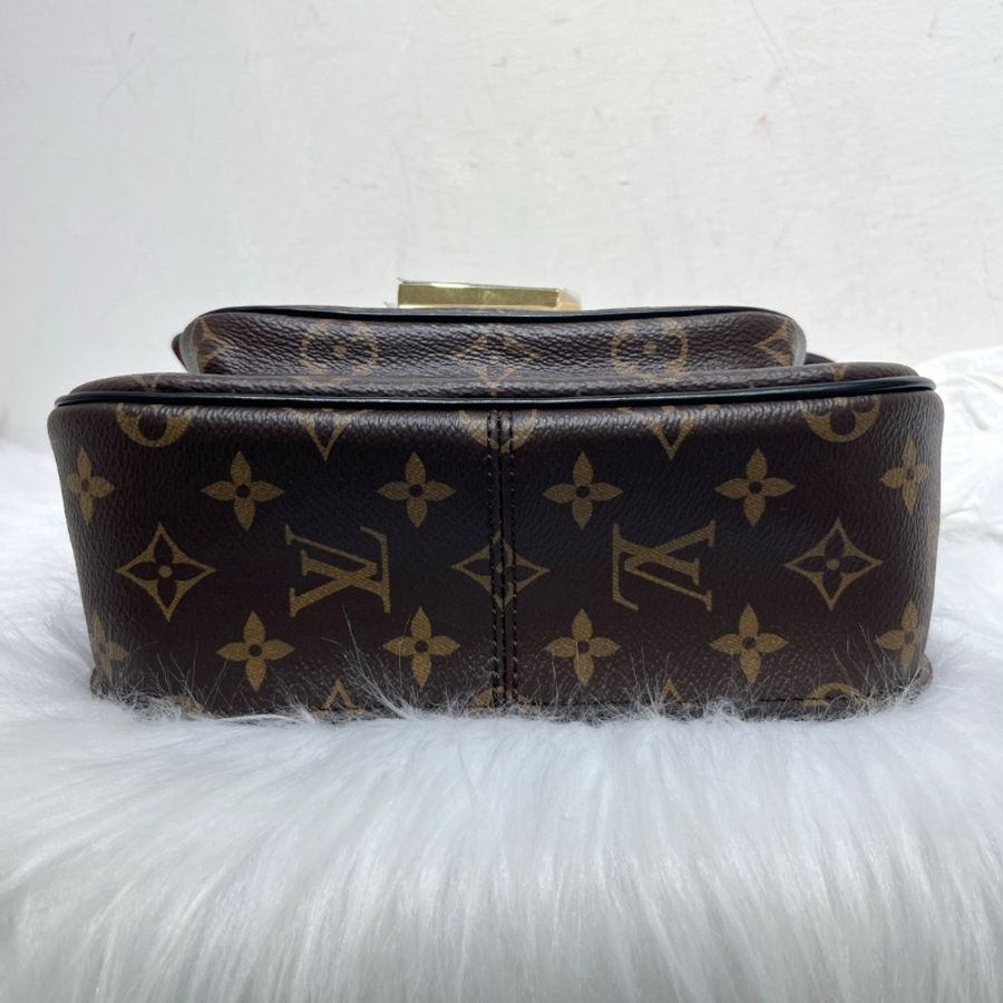 LV Passy 郵差老花肩背斜背包23*19 全新閒置配件塵袋購證-4