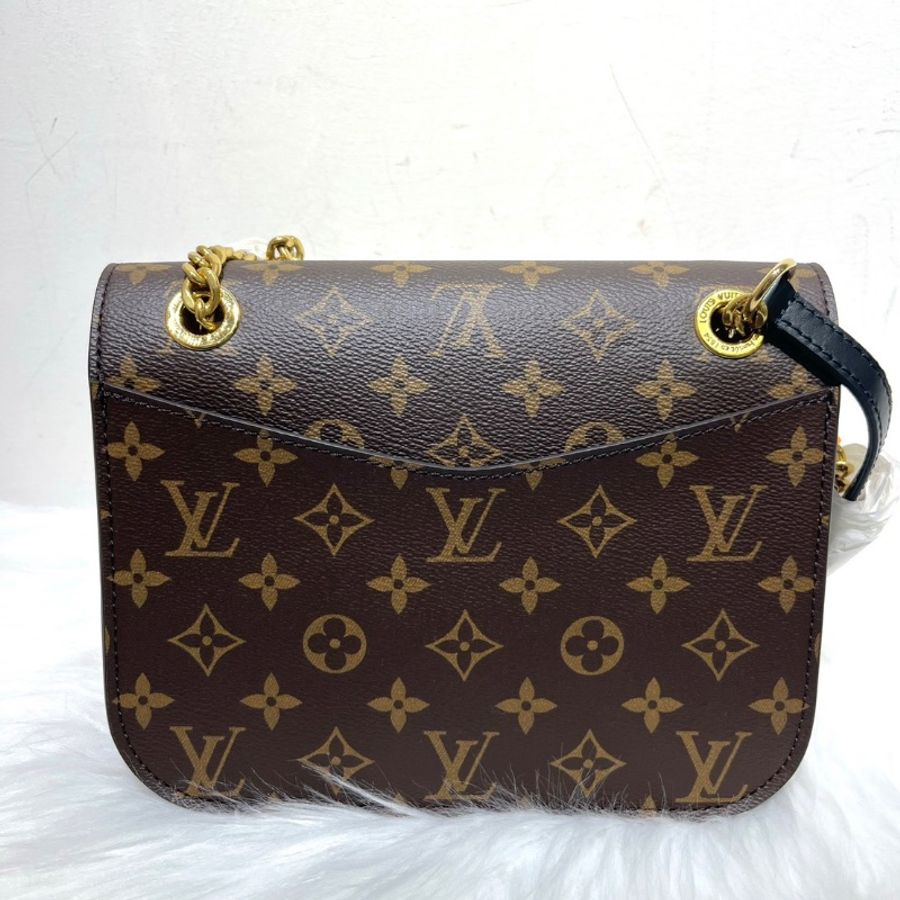 LV Passy 郵差老花肩背斜背包23*19 全新閒置配件塵袋購證-6