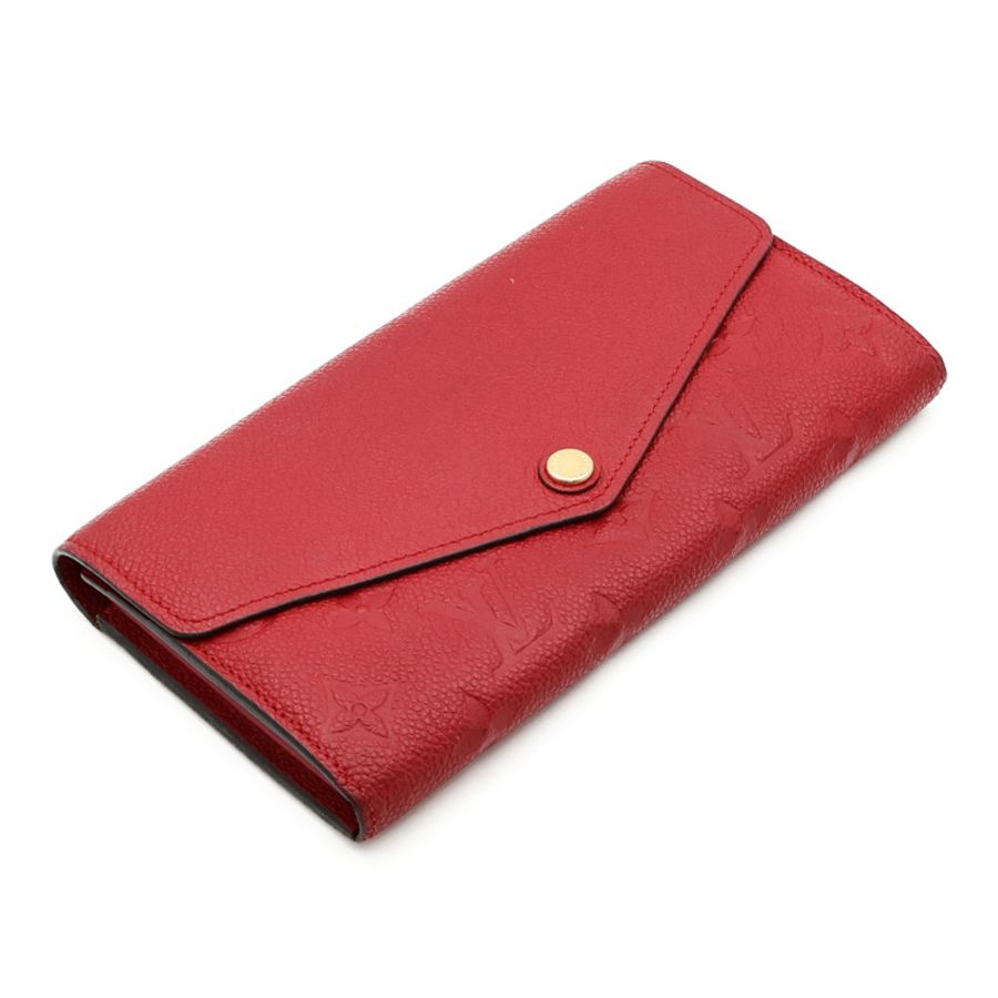 LOUIS VUITTON Monogram Empreinte Sarah Wallet金扣長錢包-2
