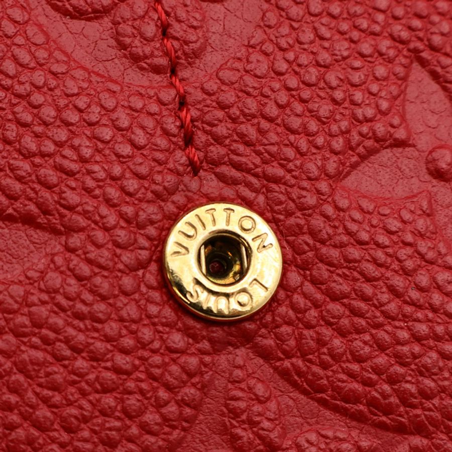 LOUIS VUITTON Monogram Empreinte Sarah Wallet金扣長錢包-6