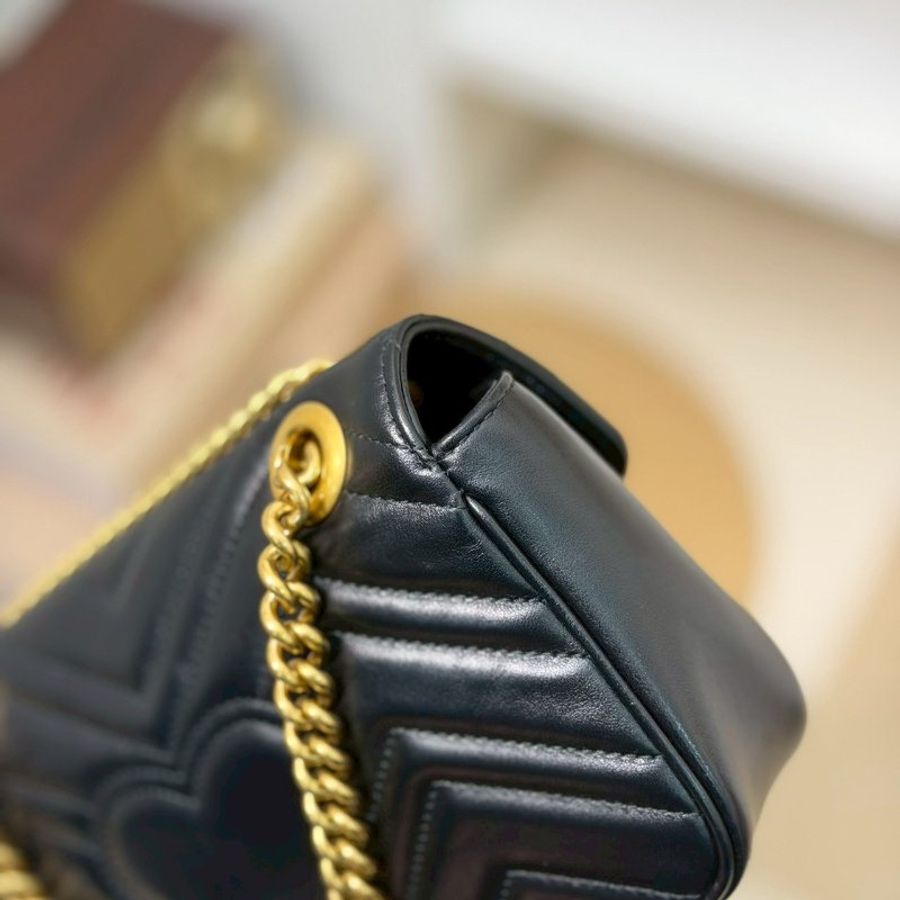 🏷Gucci 古馳 .Marmont 22 掀蓋包-11