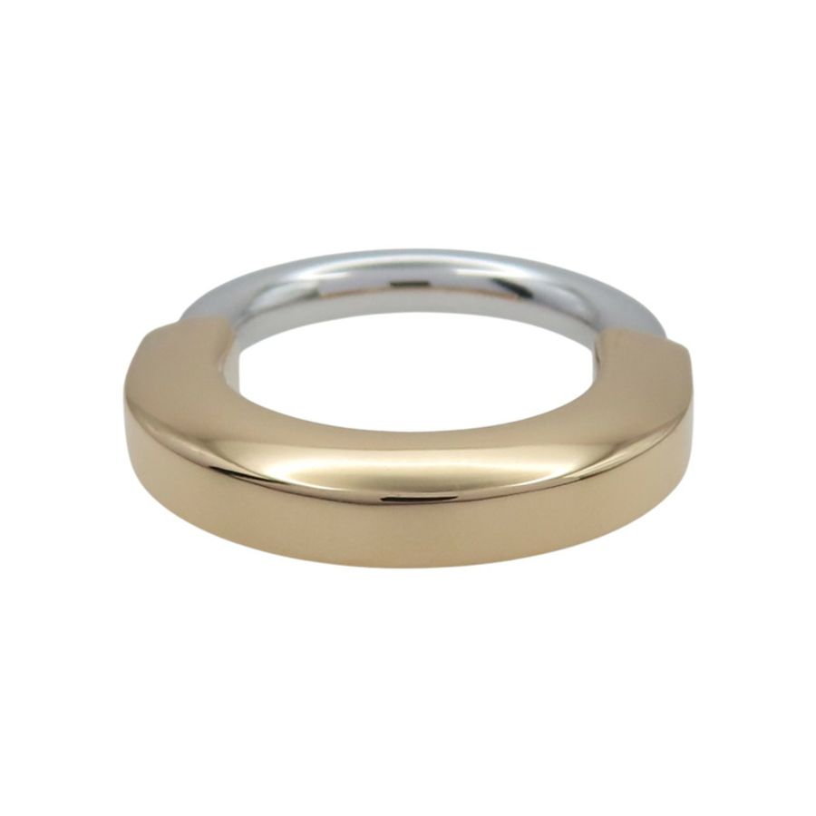 18K白/玫瑰金 鑽石 Lock 戒指【Tiffany & Co 蒂芬妮】-3