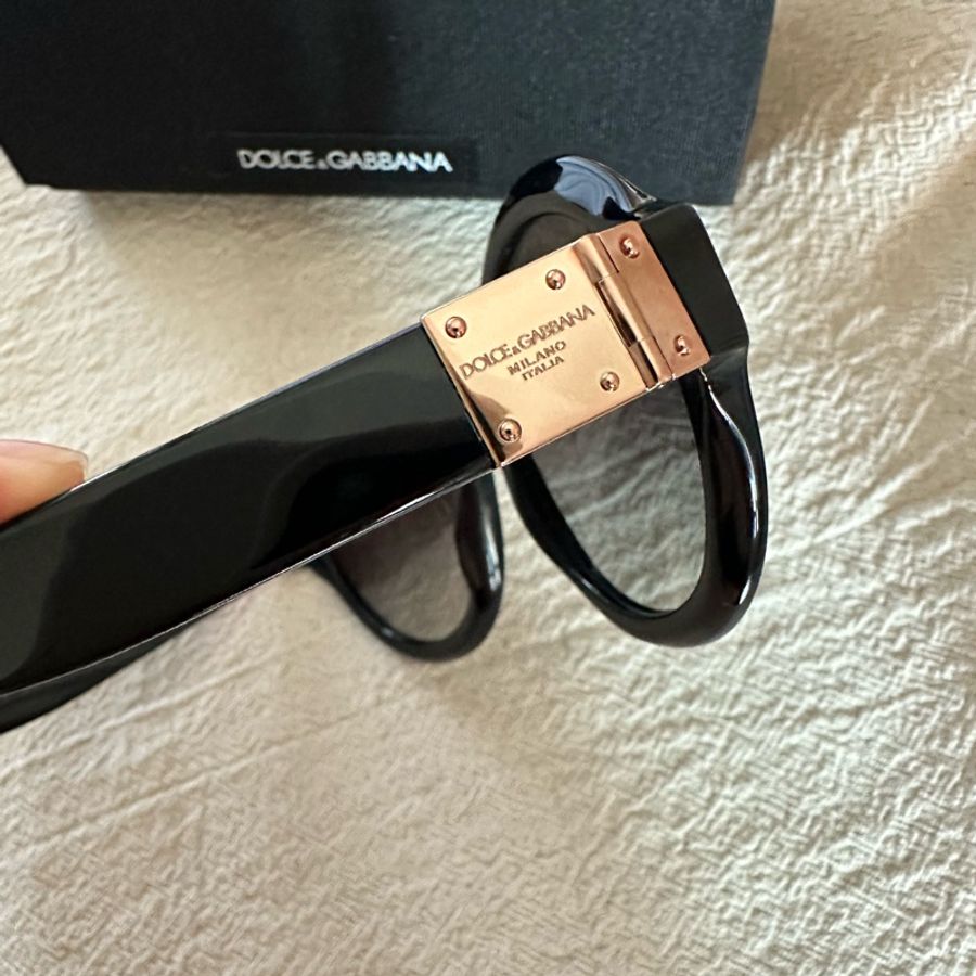 原價8千多｜義大利製｜D&G 太陽眼鏡/ Dolce & Gabbana  DG 4331 501/8G Black, Size 53-21-140｜墨鏡-5