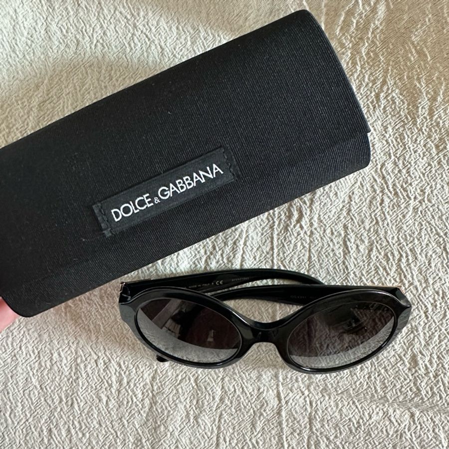 原價8千多｜義大利製｜D&G 太陽眼鏡/ Dolce & Gabbana  DG 4331 501/8G Black, Size 53-21-140｜墨鏡-16