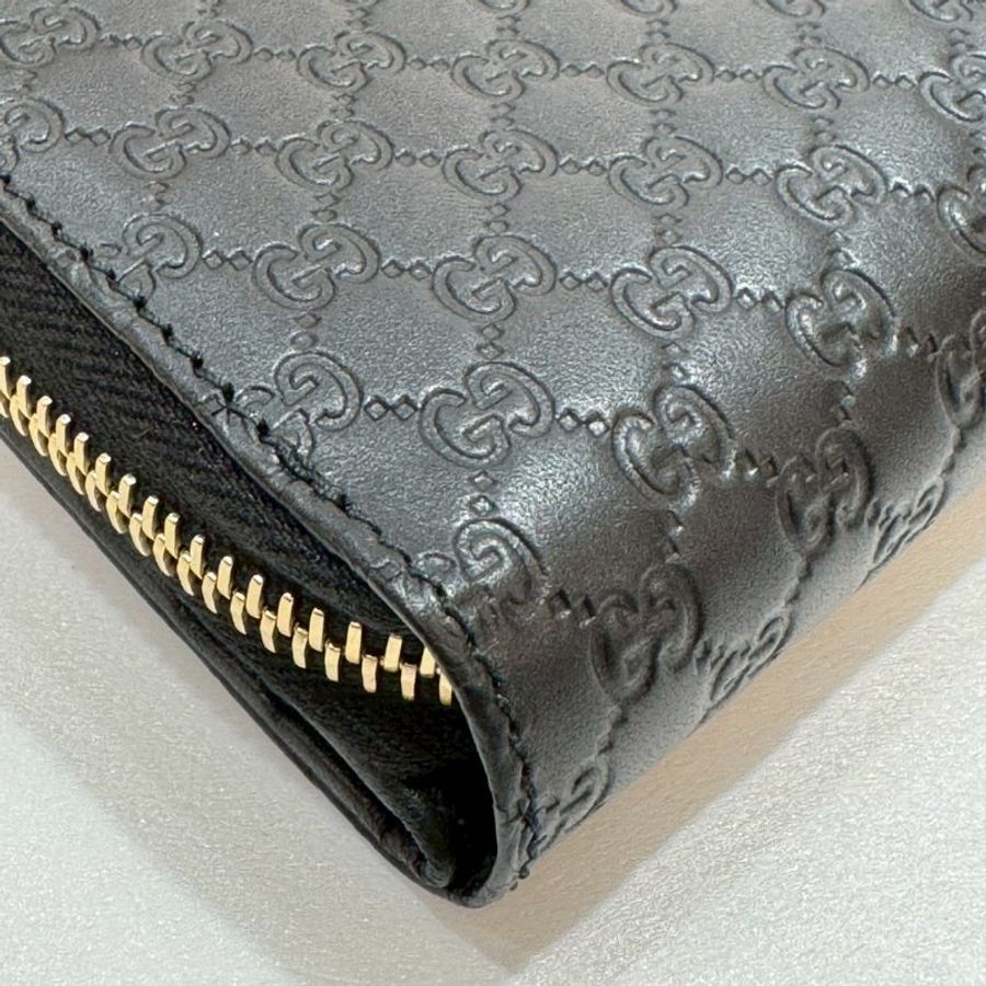 GUCCI 全皮壓紋 短夾/皮夾 93成新-7