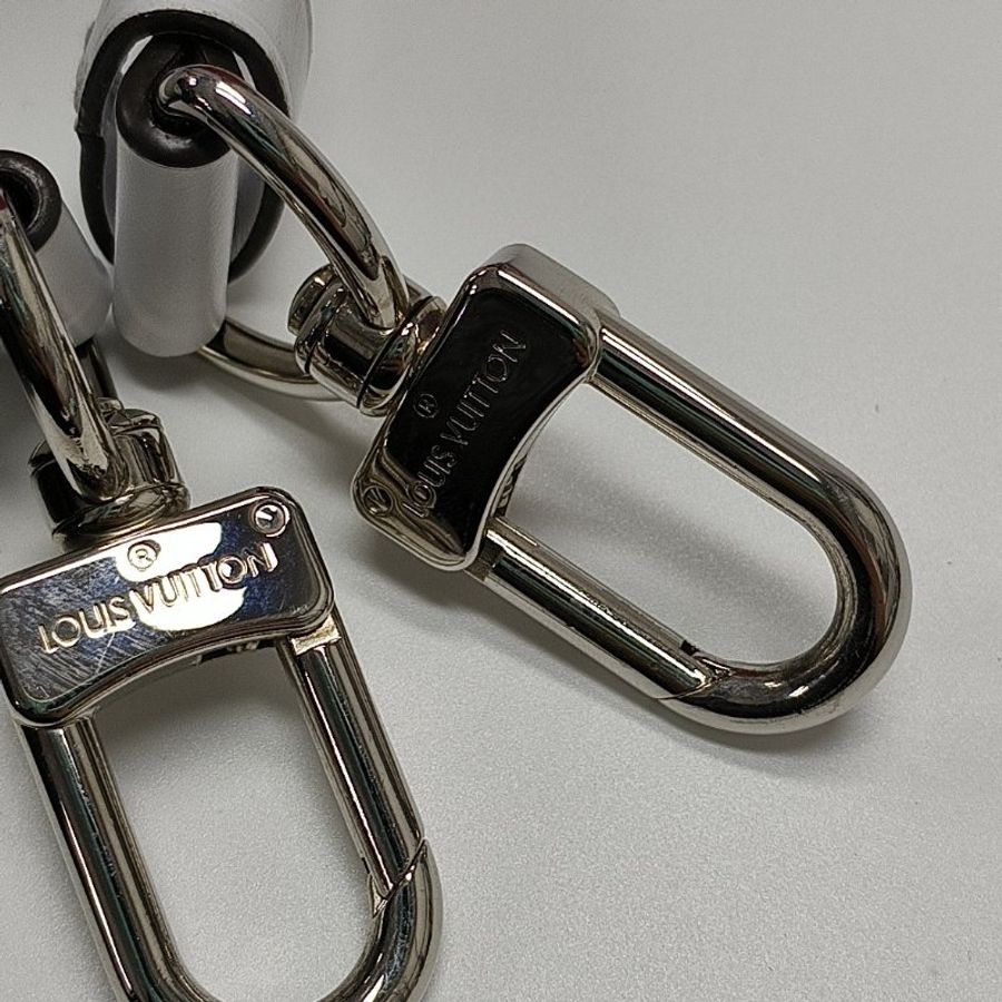 LOUIS VUITTON KEEPALL 50拼色牛皮單肩包手提包斜挎包銀色五金可拆卸肩帶-13