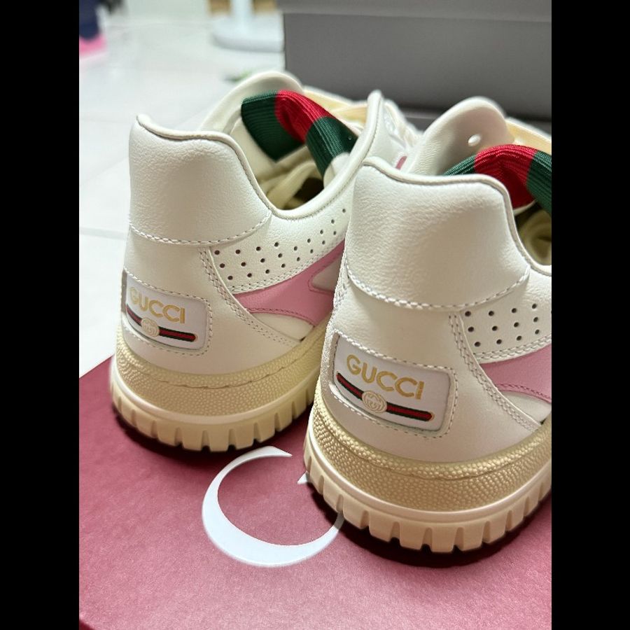 [全新] Gucci 古馳 經典板鞋 粉色 36-3