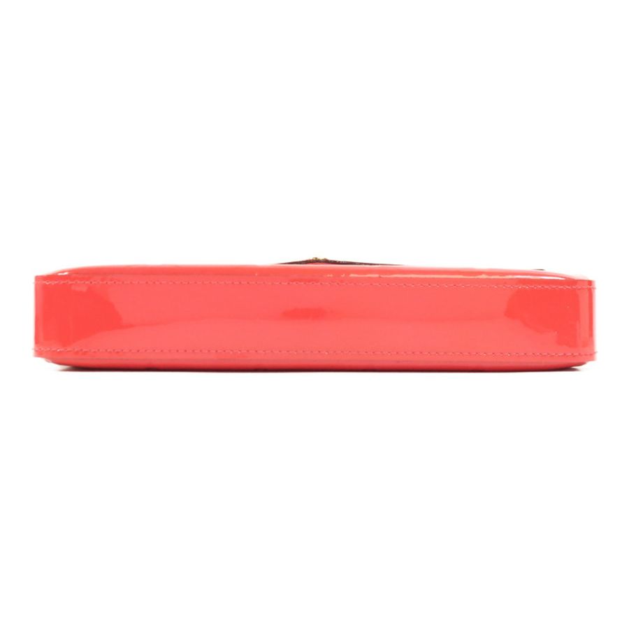 LOUIS VUITTON Monogram Vernis Pochette金扣鏈帶肩背袋-3