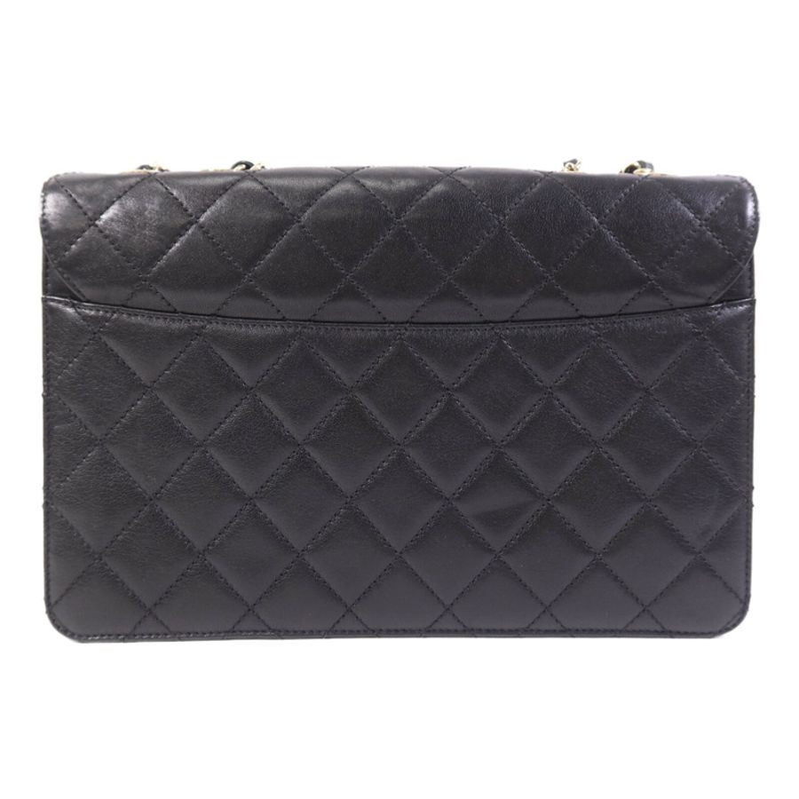 CHANEL 牛皮皮革Chain Shoulder Bag金扣鏈帶肩背袋-1