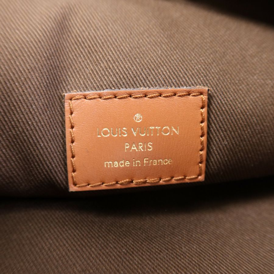 LOUIS VUITTON Monogram/Monogram Reverse Loop Hobo金扣手挽肩背兩用袋-5