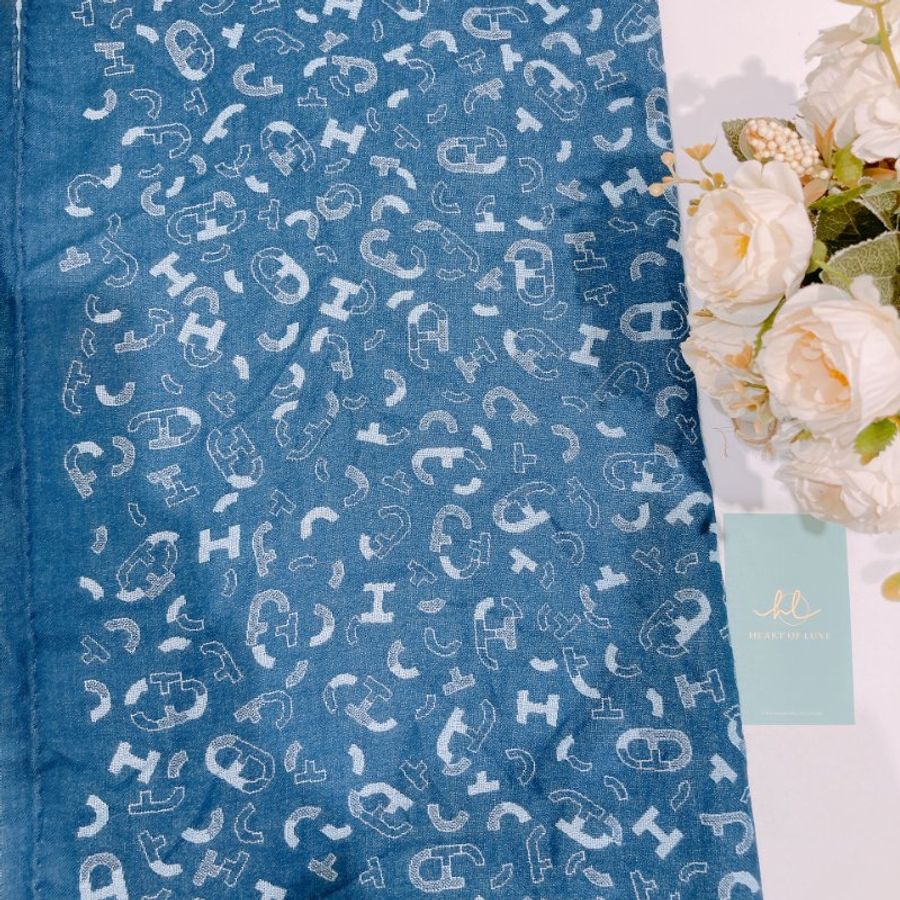 TW4657 Hermes 愛馬仕圍巾Maillons En Kit Scarf 63 x 180cm Cashmere x Silk-17