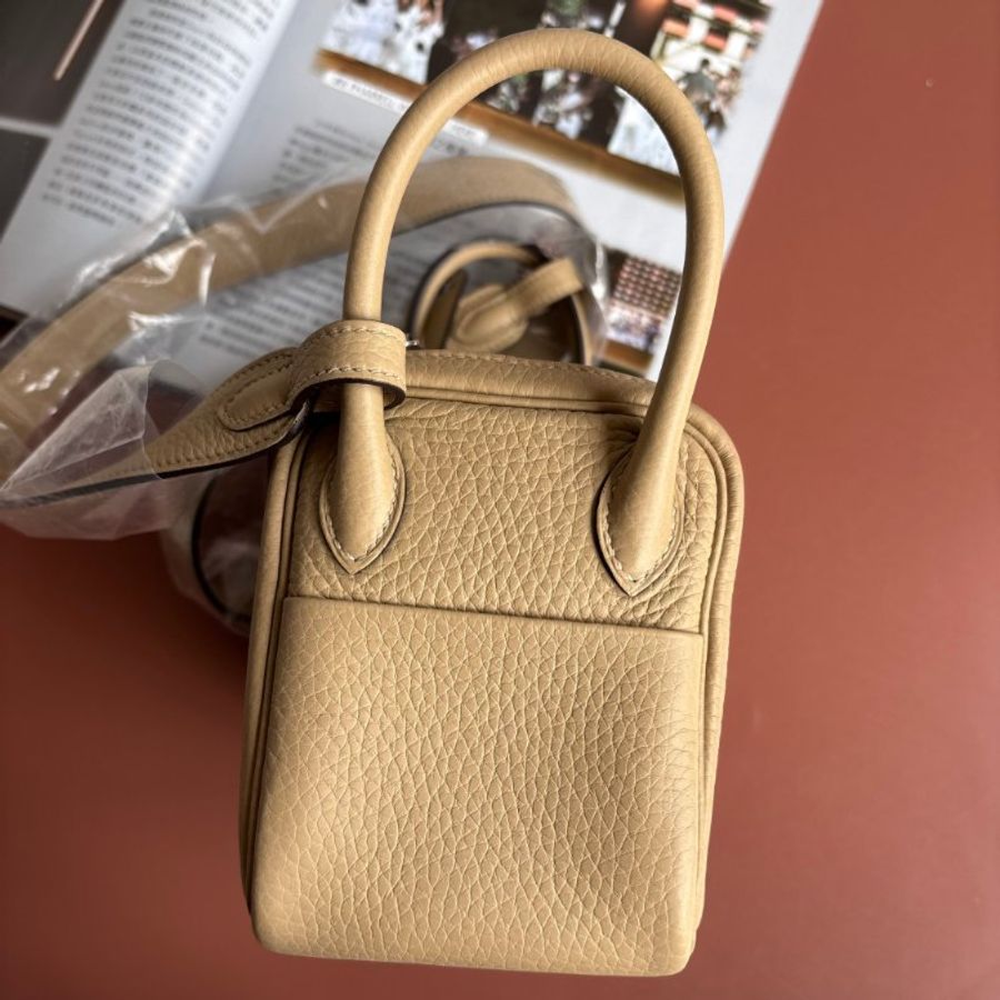 K刻風衣灰 ::HERMES:: Mini Lindy 斜背包 超級天菜♡-16