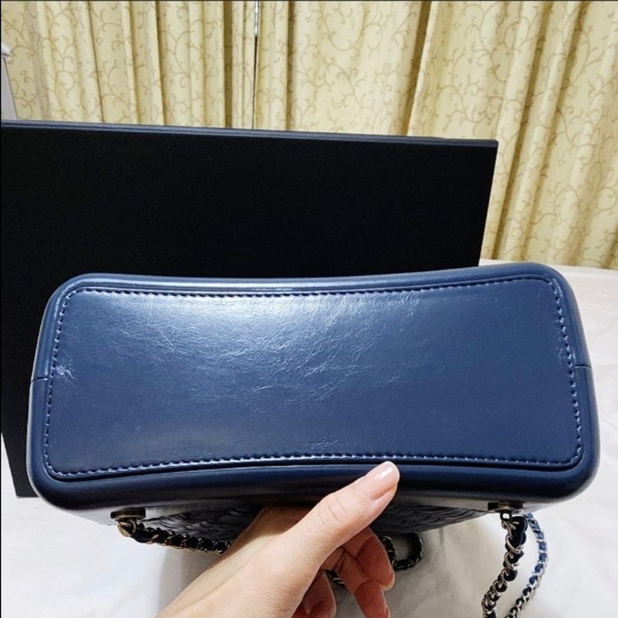 Chanel Gabrielle Backpack Medium 香奈兒流 浪雙肩包 中號 深藍-7
