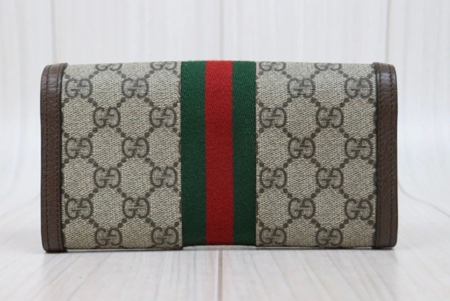 「JL精品代購」 98新 Gucci 翻蓋長夾-2