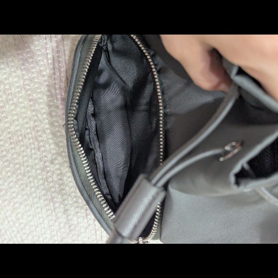Prada 尼龍 水桶包 灰色 Duet Re-Nylon bucket bag-10
