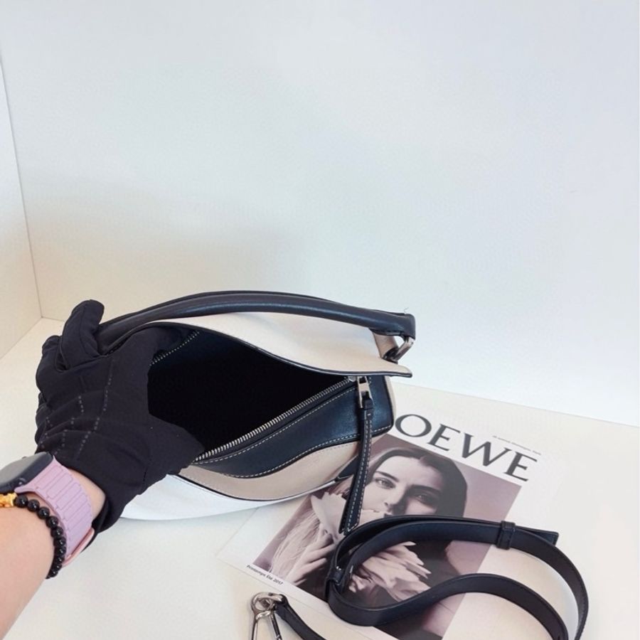 Loewe羅意威 三拼色Puzzle百變幾何包 小號-6