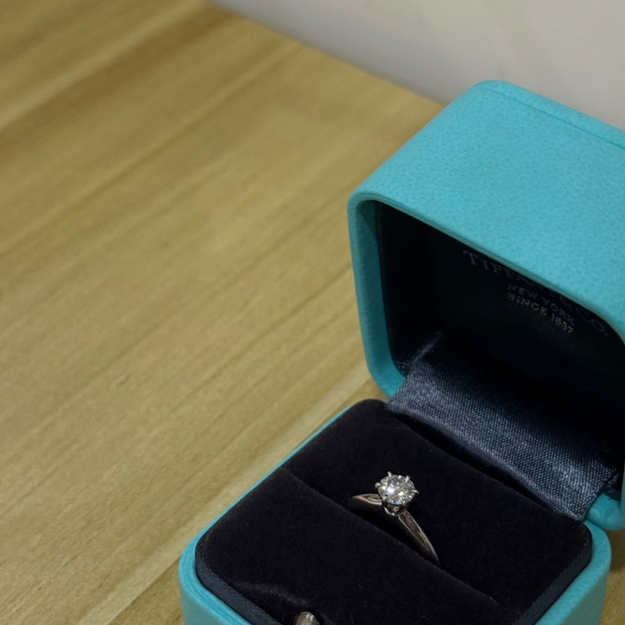超級便宜!Tiffany Setting 六爪經典鑽戒💍0.46ct-23