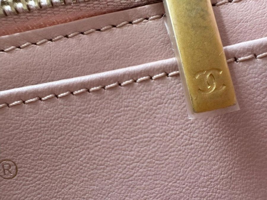 Chanel 23s Lambskin Quilted Camellia Crush Mini Pink Flap Bag with Gold Hardware-9