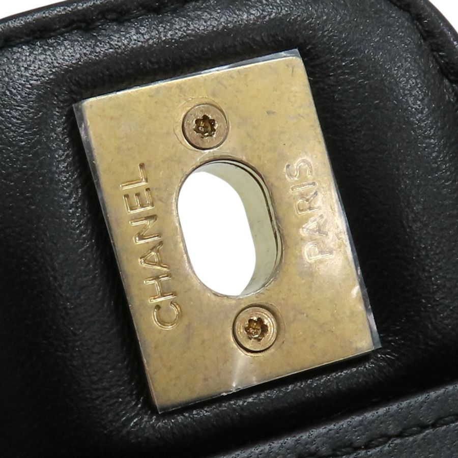 黑色 菱格紋 羊皮 23C 金幣 鍊帶 肩背包 AS3737【CHANEL 香奈兒】 AS3737-17