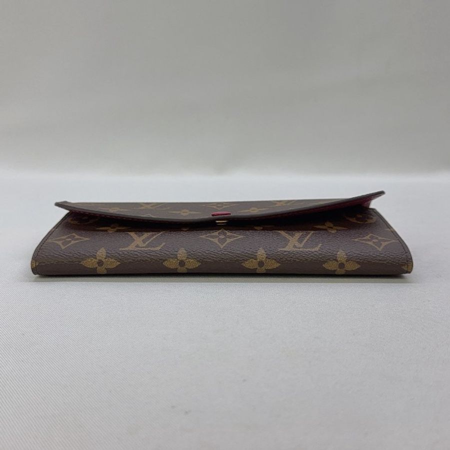 LV Emilie Monogram釦式長夾-7