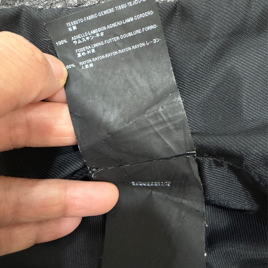 balenciaga 巴黎世家 黑色 羊羔皮 皮衣外套 皮外套夾 克-21