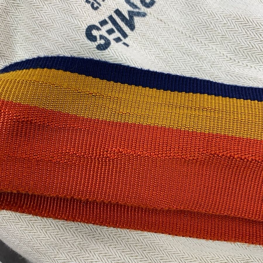 Hermes 沙灘布袋背包 chevron canvas backpack 48H-14