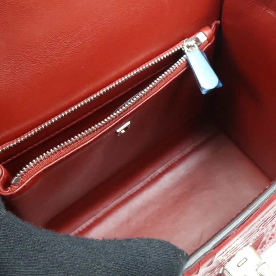 紅色 蛇皮 Boxyz Handle 兩用包【Salvatore Ferragamo 費拉格慕】 21 I061/00-4