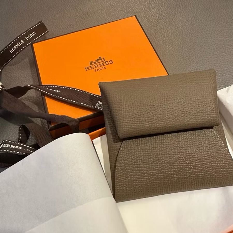 全新✨Hermes 愛馬仕 金剛色 馬場最好入手的小可愛 Bastia零錢包-10