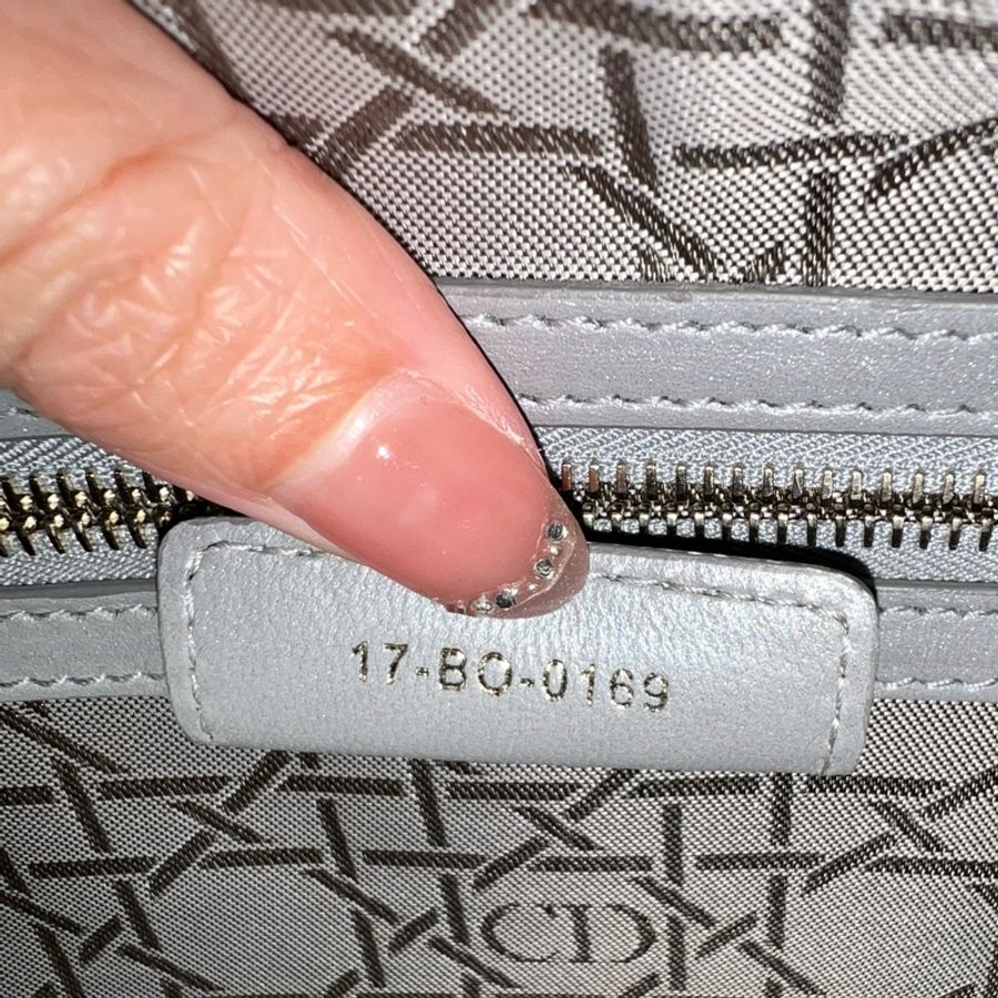 Lady Dior Medium Size (Grey)-3