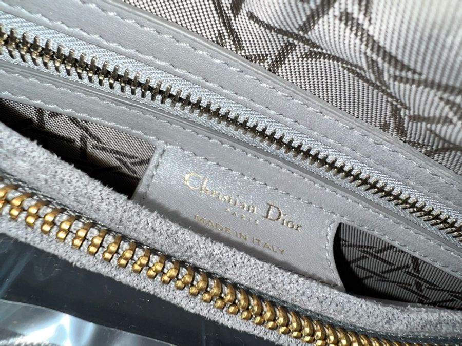 Lady Dior Medium Size (Grey)-4