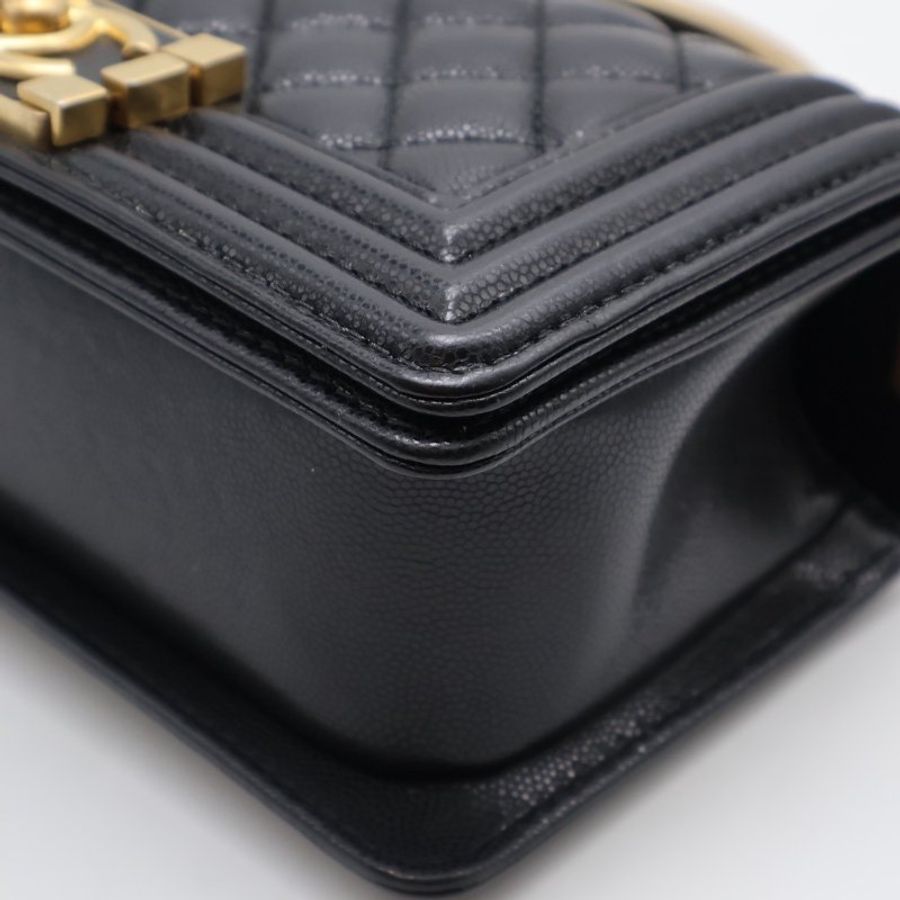CHANEL 23B Handle boy 20 - 黑金-13