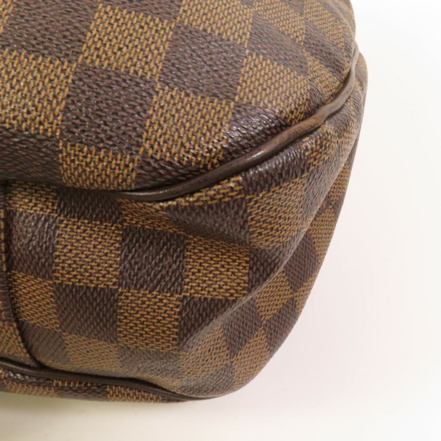 LOUIS VUITTON Damier Evora MM金扣手挽肩背兩用袋-10
