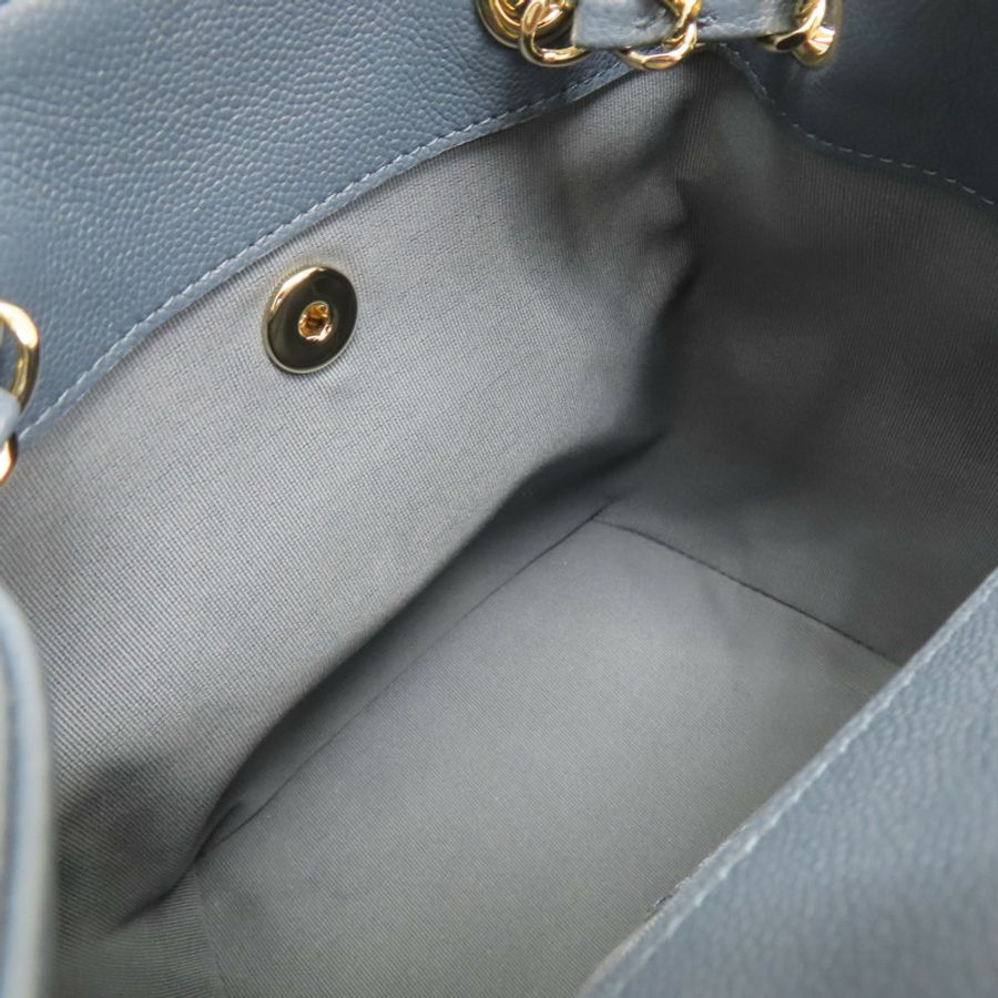 藍色 荔枝紋 牛皮 23K Duma 後背包 AS4398【CHANEL 香奈兒】 AS4398-5